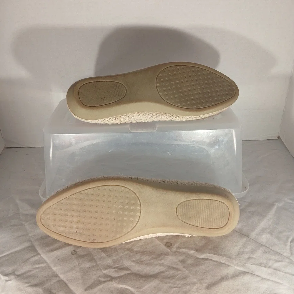 Cliffs by White Mountain Cooler Flats 8M Pink Snakeskin Espadrille‎ Slip On Boho